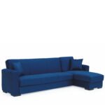 Βρες το Καναπές Κρεβάτι Γωνιακός ArteLibre JOSE Μπλε 270x150x86cm σε μοναδική τιμή στο clickforshop.gr