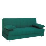 Καναπές Κρεβάτι Τριθέσιος ArteLibre LAURA Μέντα 190x84x86cm - Image 2