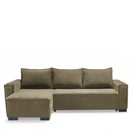 Βρες το Καναπές Κρεβάτι Γωνιακός ArteLibre HARPER Αναστρέψιμος Μπεζ 271x160x94cm σε μοναδική τιμή στο clickforshop.gr