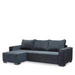 Καναπές Κρεβάτι Γωνιακός ArteLibre HARPER Αναστρέψιμος Γκρι 271x160x94cm - Image 2