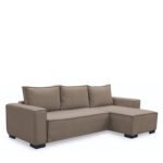 Καναπές Κρεβάτι Γωνιακός ArteLibre HARPER Αναστρέψιμος Taupe 271x160x94cm - Image 2