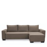 Βρες το Καναπές Κρεβάτι Γωνιακός ArteLibre HARPER Αναστρέψιμος Taupe 271x160x94cm σε μοναδική τιμή στο clickforshop.gr
