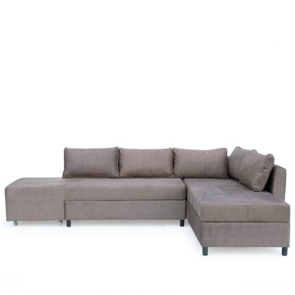 Βρες το Καναπές Κρεβάτι Γωνιακός ArteLibre MARVE Δεξιά Γωνία Μπεζ/Καφέ 290x217x84cm σε μοναδική τιμή στο clickforshop.gr