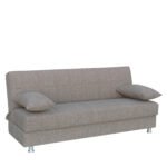 Καναπές Κρεβάτι Τριθέσιος ArteLibre LAURA Μπεζ 190x84x86cm - Image 2