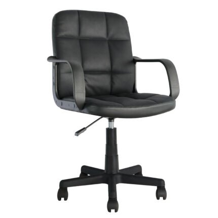 Βρες το Καρέκλα Γραφείου ArteLibre ASPIS Μαύρο Ύφασμα/PVC 56x57x85-97cm σε μοναδική τιμή στο clickforshop.gr