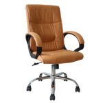Βρες το Καρέκλα Γραφείου Διευθυντή ArteLibre TURNER Camel PVC 50x69x118.5cm σε μοναδική τιμή στο clickforshop.gr