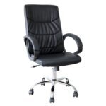 Βρες το Καρέκλα Γραφείου Διευθυντή ArteLibre COCHRAN Μαύρο PVC 65x68x120cm σε μοναδική τιμή στο clickforshop.gr