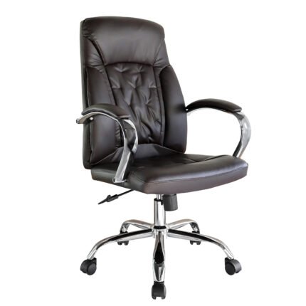 Βρες το Καρέκλα Γραφείου Διευθυντή ArteLibre BELVIN Καφέ Σκούρο PVC 65x73x125cm σε μοναδική τιμή στο clickforshop.gr