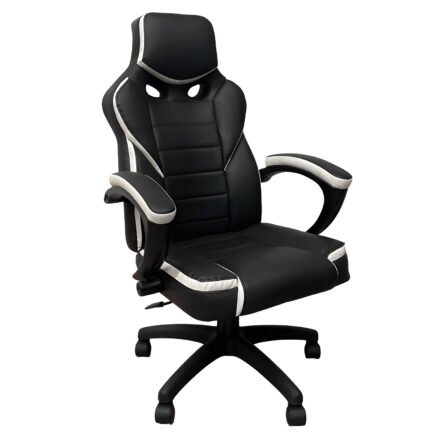 Βρες το Καρέκλα Γραφείου ArteLibre Gaming ΚΛΕΟΝΙΚΗ Μαύρο/Λευκό 65x72x118-126cm σε μοναδική τιμή στο clickforshop.gr