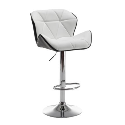 Βρες το Σκαμπό Bar ArteLibre DRASH Με Πλάτη Πτυσσόμενο Λευκό/Μαύρο PU/Μέταλλο 54x52x87-109cm σε μοναδική τιμή στο clickforshop.gr