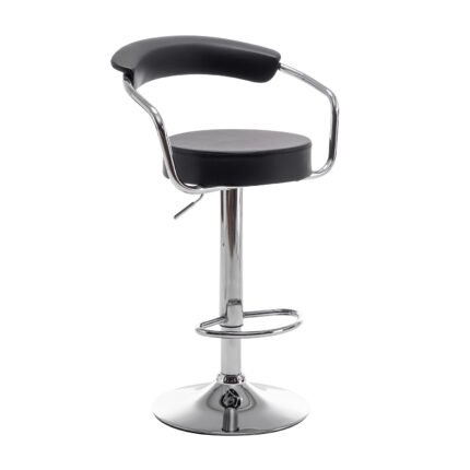 Βρες το Σκαμπό Bar ArteLibre PELI Με Πλάτη Πτυσσόμενο Μαύρο PU/Μέταλλο 51x50x83-105cm σε μοναδική τιμή στο clickforshop.gr