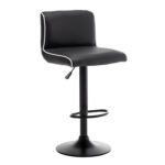 Βρες το Σκαμπό Bar ArteLibre ARMOR Με Πλάτη Πτυσσόμενο Μαύρο/Λευκό PU/Μέταλλο 45x48x86-107.5cm σε μοναδική τιμή στο clickforshop.gr