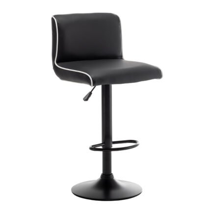 Βρες το Σκαμπό Bar ArteLibre ARMOR Με Πλάτη Πτυσσόμενο Μαύρο/Λευκό PU/Μέταλλο 45x48x86-107.5cm σε μοναδική τιμή στο clickforshop.gr