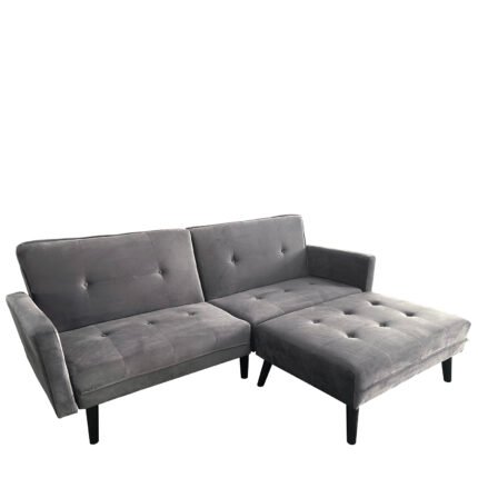 Βρες το Καναπές Κρεβάτι Γωνιακός ArteLibre ALFVIN Γκρι Ύφασμα 211x158x83cm σε μοναδική τιμή στο clickforshop.gr