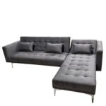 Καναπές Κρεβάτι Γωνιακός ArteLibre ARION Γκρι Ύφασμα 244x162x84cm - Image 2