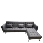 Βρες το Καναπές Κρεβάτι Γωνιακός ArteLibre ARION Γκρι Ύφασμα 244x162x84cm σε μοναδική τιμή στο clickforshop.gr