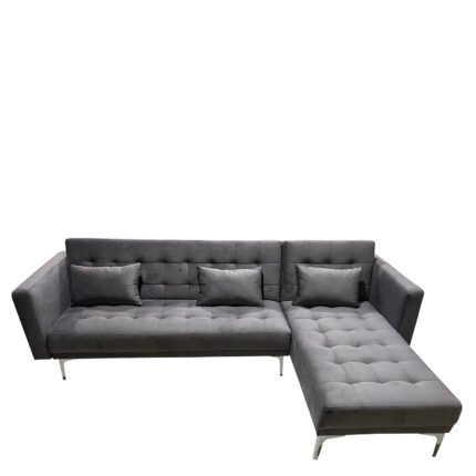 Βρες το Καναπές Κρεβάτι Γωνιακός ArteLibre ARION Γκρι Ύφασμα 244x162x84cm σε μοναδική τιμή στο clickforshop.gr