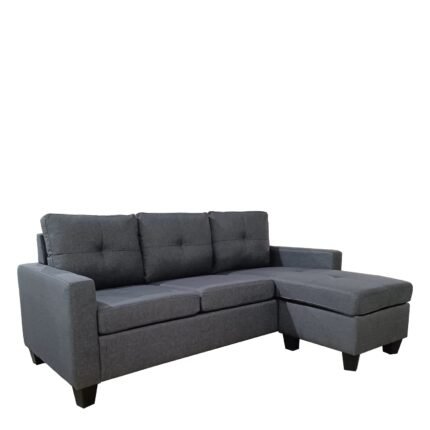 Βρες το Καναπές Γωνιακός ArteLibre IDRIL Αναστρέψιμος Γκρι Ύφασμα 205x162x84cm σε μοναδική τιμή στο clickforshop.gr