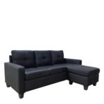 Βρες το Καναπές Γωνιακός ArteLibre IDRIL Αναστρέψιμος Μαύρο Ύφασμα 205x162x84cm σε μοναδική τιμή στο clickforshop.gr