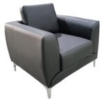 Βρες το Πολυθρόνα ArteLibre ELFRIC Μαύρο PU 89x81x81cm σε μοναδική τιμή στο clickforshop.gr