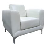 Βρες το Πολυθρόνα ArteLibre ELFRIC Λευκό PU 89x81x81cm σε μοναδική τιμή στο clickforshop.gr