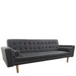 Βρες το Καναπές Κρεβάτι Τριθέσιος ArteLibre AUBREY Γκρι Ύφασμα 224x88x84cm σε μοναδική τιμή στο clickforshop.gr