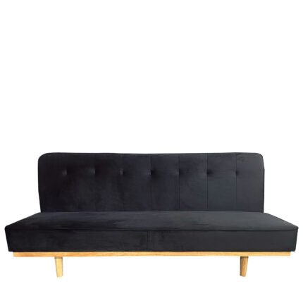 Βρες το Καναπές Κρεβάτι Τριθέσιος ArteLibre CELESTE Μαύρο Ύφασμα 193x85x88cm σε μοναδική τιμή στο clickforshop.gr