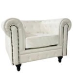 Βρες το Πολυθρόνα ArteLibre AVERY Λευκό PU 100x90x73cm σε μοναδική τιμή στο clickforshop.gr