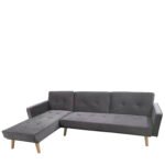 Βρες το Καναπές Κρεβάτι Γωνιακός ArteLibre EMILIA Γκρι Ύφασμα 267x153x85cm σε μοναδική τιμή στο clickforshop.gr