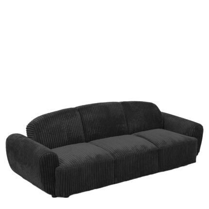 Βρες το Καναπές Κρεβάτι Τριθέσιος ArteLibre SCULPTA Μαύρο Ύφασμα 234x88x75cm σε μοναδική τιμή στο clickforshop.gr