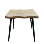 Βρες το Τραπεζάκι Σαλονιού ArteLibre ALMADA Φυσικό/Μαύρο Μοριοσανίδα/Μέταλλο 60x60x45cm σε μοναδική τιμή στο clickforshop.gr