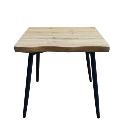 Βρες το Τραπεζάκι Σαλονιού ArteLibre ALMADA Φυσικό/Μαύρο Μοριοσανίδα/Μέταλλο 60x60x45cm σε μοναδική τιμή στο clickforshop.gr
