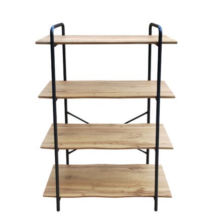 Βρες το Ραφιέρα ArteLibre AMORA Φυσικό/Μαύρο MDF/Μέταλλο 80x34x112cm σε μοναδική τιμή στο clickforshop.gr