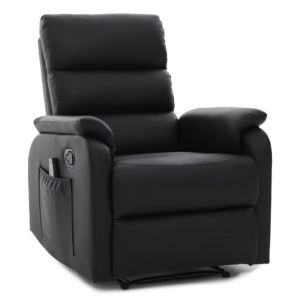 Βρες το Πολυθρόνα Ανακλινόμενη ArteLibre RIGIL Με Λειτουργία Μασάζ Μαύρο PU 75x87x102cm σε μοναδική τιμή στο clickforshop.gr