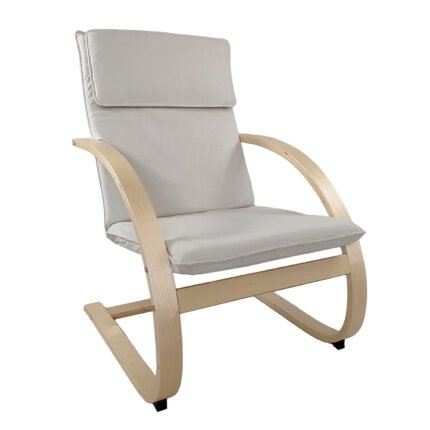 Βρες το Πολυθρόνα ArteLibre VESNA Μπεζ/Φυσικό Ύφασμα/Ξύλο 67x78x92cm σε μοναδική τιμή στο clickforshop.gr