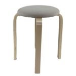 Βρες το Σκαμπό ArteLibre MILOA Mπεζ/Φυσικό Ύφασμα/Ξύλο 42x42x45cm σε μοναδική τιμή στο clickforshop.gr