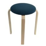 Βρες το Σκαμπό ArteLibre MILOA Μπλε/Φυσικό Ύφασμα/Ξύλο 42x42x45cm σε μοναδική τιμή στο clickforshop.gr