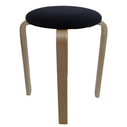 Βρες το Σκαμπό ArteLibre MILOA Μαύρο/Φυσικό Ύφασμα/Ξύλο 42x42x45cm σε μοναδική τιμή στο clickforshop.gr