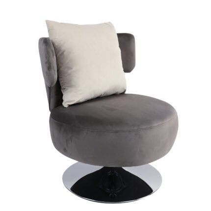 Βρες το Πολυθρόνα ArteLibre PASSIFLORA Γκρι Ανοιχτό Ύφασμα/Μέταλλο 76x67x76cm σε μοναδική τιμή στο clickforshop.gr