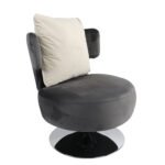 Βρες το Πολυθρόνα ArteLibre PASSIFLORA Γκρι Σκούρο Ύφασμα/Μέταλλο 76x67x76cm σε μοναδική τιμή στο clickforshop.gr