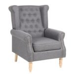 Βρες το Πολυθρόνα ArteLibre OTTAVIA Σκούρο Γκρι Ύφασμα 77x80x106cm σε μοναδική τιμή στο clickforshop.gr