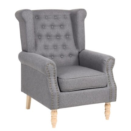 Βρες το Πολυθρόνα ArteLibre OTTAVIA Σκούρο Γκρι Ύφασμα 77x80x106cm σε μοναδική τιμή στο clickforshop.gr