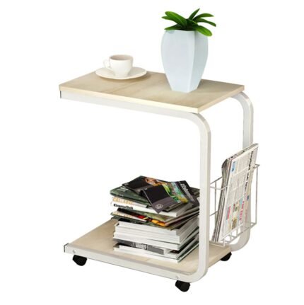 Βρες το Γραφείο Λάπτοπ Βοηθητικό ArteLibre SOMATERIA Φυσικό/Λευκό MDF/Μέταλλο 51x30x56cm σε μοναδική τιμή στο clickforshop.gr