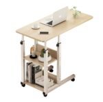 Βρες το Γραφείο Λάπτοπ Βοηθητικό ArteLibre FRANCOLINUS Φυσικό/Λευκό MDF/Μέταλλο 60x40x68-85cm σε μοναδική τιμή στο clickforshop.gr