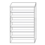 Παπουτσοθήκη ArteLibre SARA Λευκό Μοριοσανίδα/Μελαμίνη 80x40x180cm - Image 2