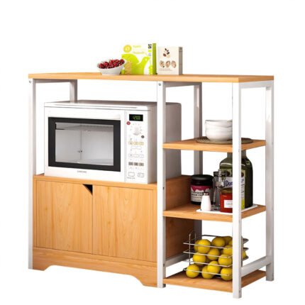 Βρες το Ραφιέρα Κουζίνας ArteLibre LYNX Δρυς/Λευκό MDF/Μέταλλο 80x30x71cm σε μοναδική τιμή στο clickforshop.gr