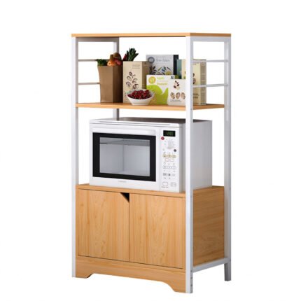 Βρες το Ραφιέρα Κουζίνας ArteLibre GORAL Δρυς/Λευκό MDF/Μέταλλο 60x30x95cm σε μοναδική τιμή στο clickforshop.gr