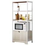 Βρες το Ραφιέρα Κουζίνας ArteLibre CARIBOU Maple/Λευκό MDF/Μέταλλο 60x30x120cm σε μοναδική τιμή στο clickforshop.gr