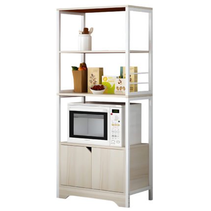 Βρες το Ραφιέρα Κουζίνας ArteLibre CARIBOU Maple/Λευκό MDF/Μέταλλο 60x30x120cm σε μοναδική τιμή στο clickforshop.gr