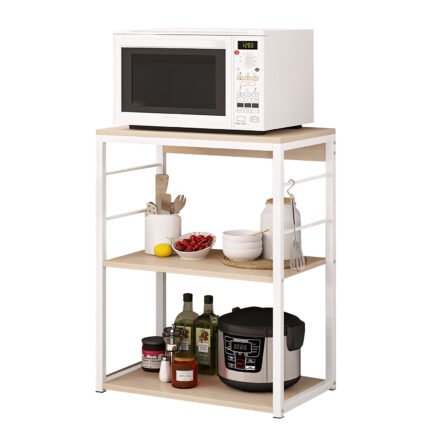 Βρες το Ραφιέρα Κουζίνας ArteLibre DALL Maple/Λευκό MDF/Μέταλλο 50x30x71cm σε μοναδική τιμή στο clickforshop.gr